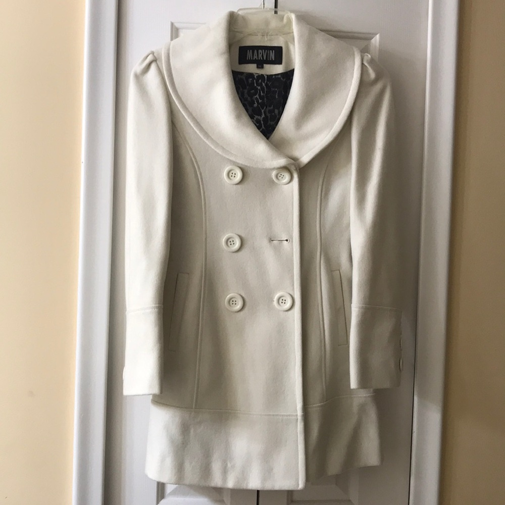 White winter coat.